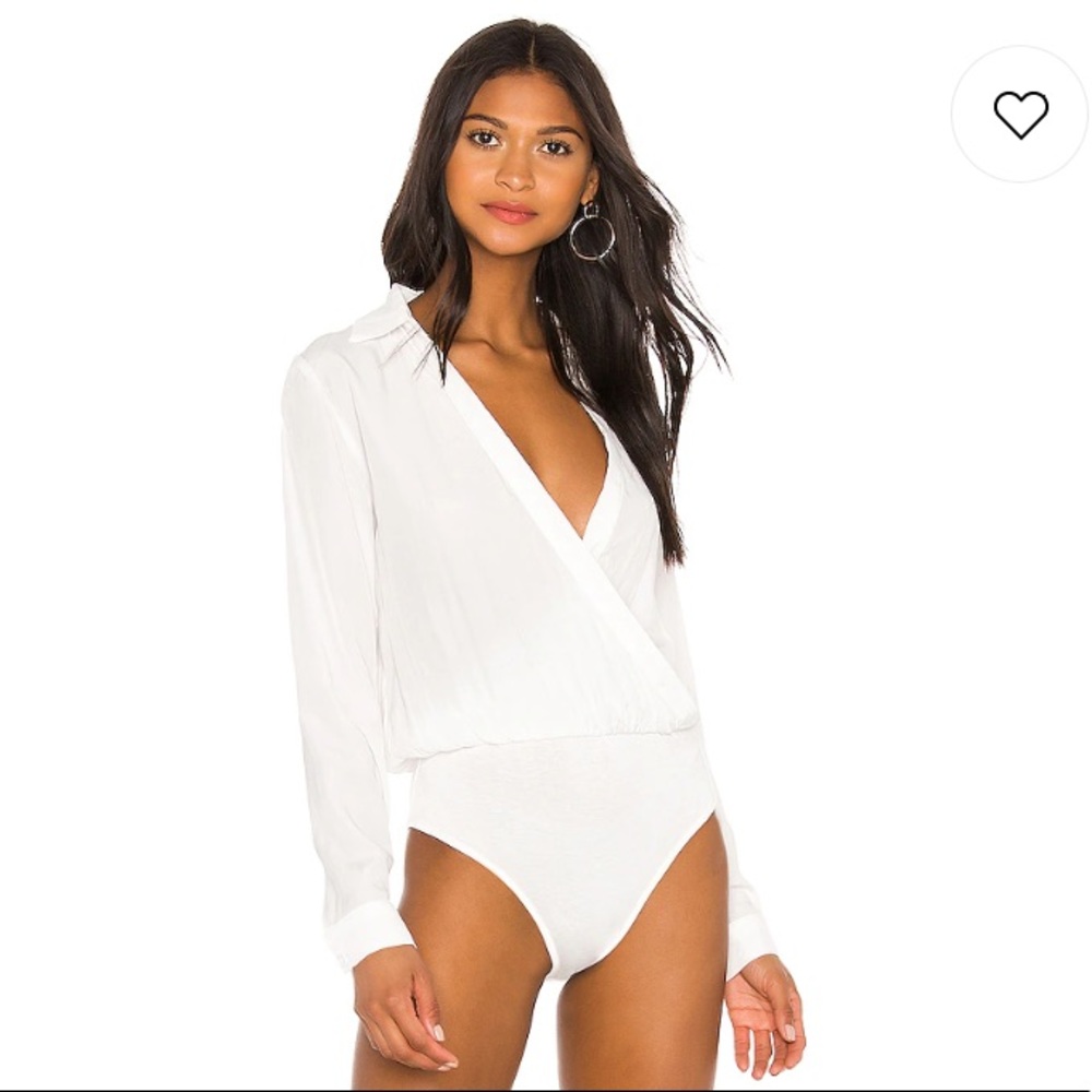 Superdown Surplice Bodysuit